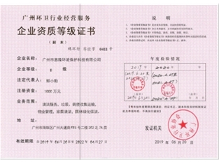 企業(yè)資質(zhì)等級證書
